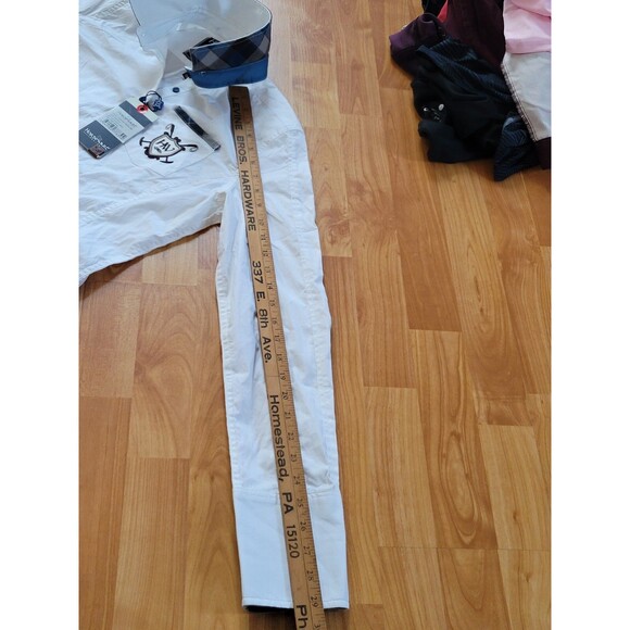 Horseware Ireland Country Western Women’s Junior M 8/10 Shirt White Button Polo - Picture 6 of 11